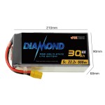 NewFOXTECH Diamond Drone Battery 16000mAh 22000mAh 30000mAh Solid State Li-ion Battery Packs VTOL  Model Airplane Fixed Wing DIY